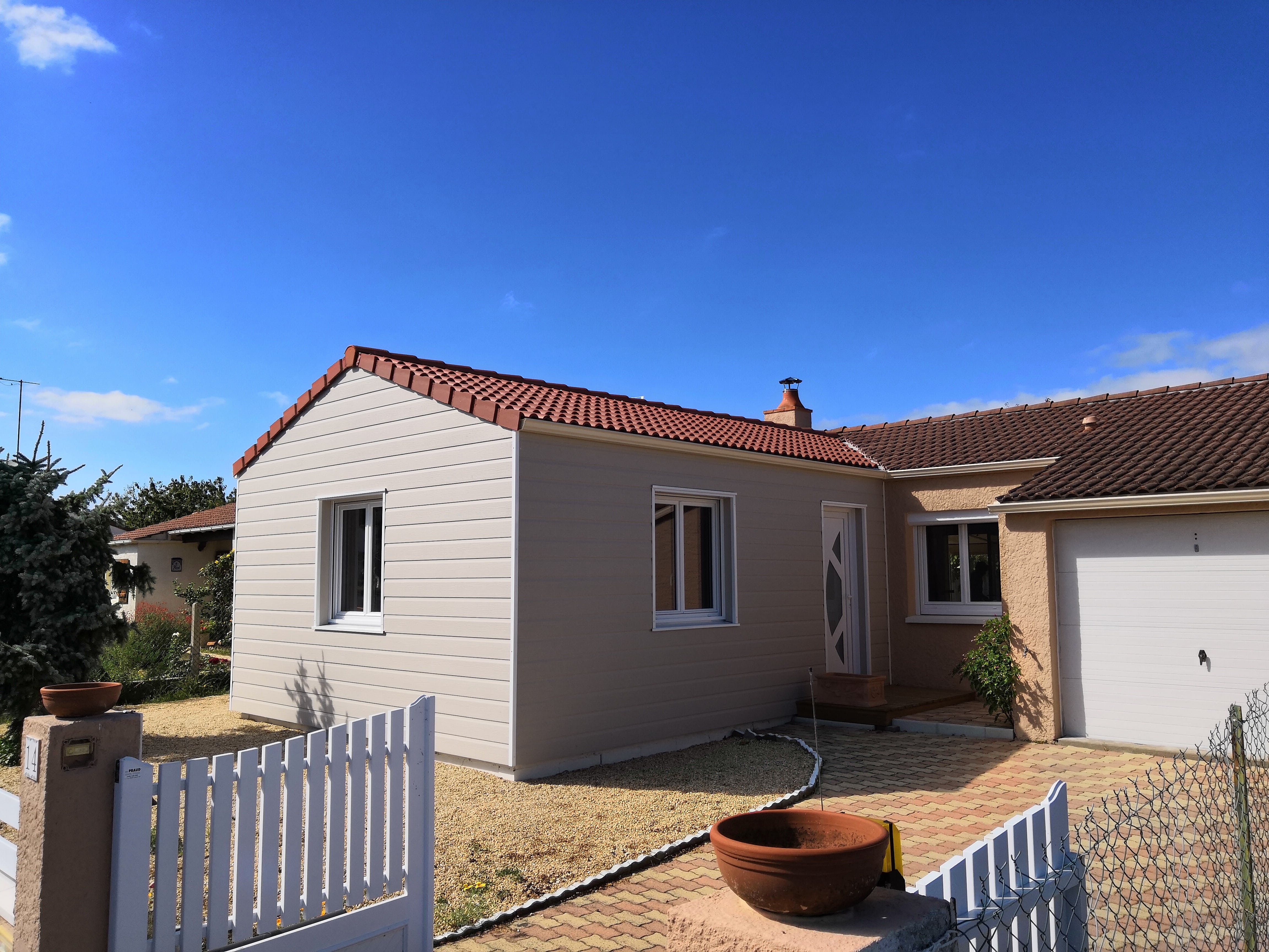 Extension Ossature Bois en Vendée - Ossature Bois - Extensions Bois